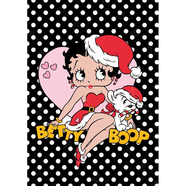 5d full drill round diamond painting kits Betty Boop