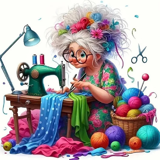 Diamond Painting - Full Round / Square - Granny Is Sewing