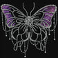 DIY Pearl Painting With Frame - Handmade Self-Adhesive Pearls - Butterfly(30*30cm)