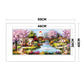 11CT Stamped Cross Stitch - Garden Cottage(100*43CM)