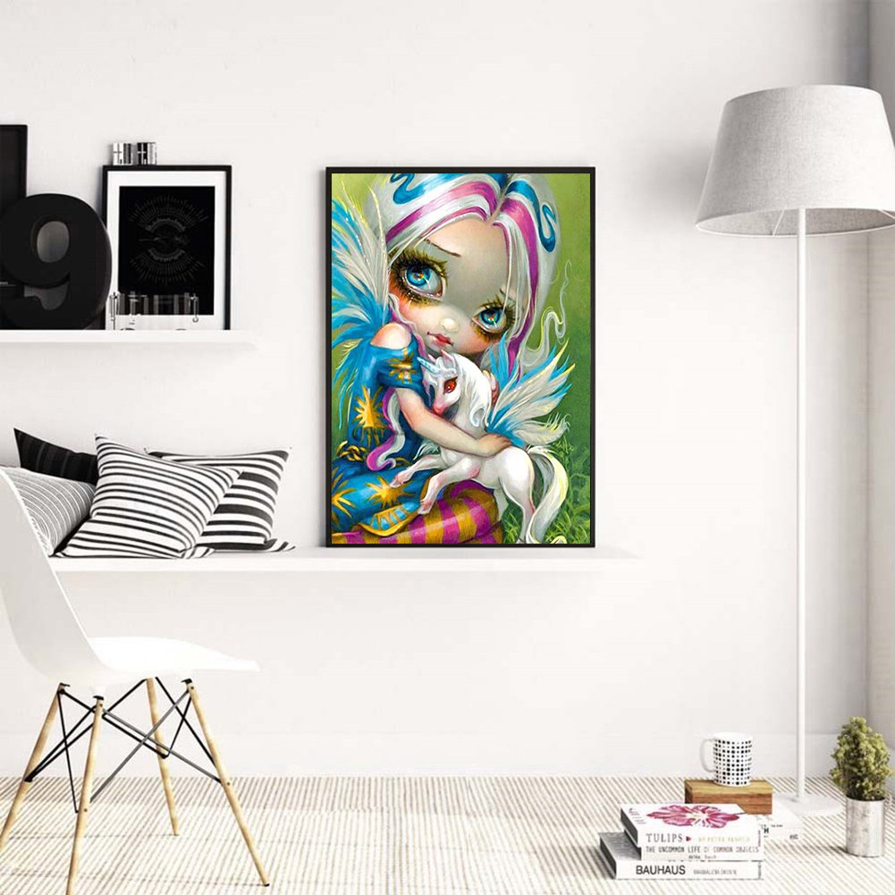 5D DIY Diamond Painting Kit  - Full Round - Big Eyes Doll