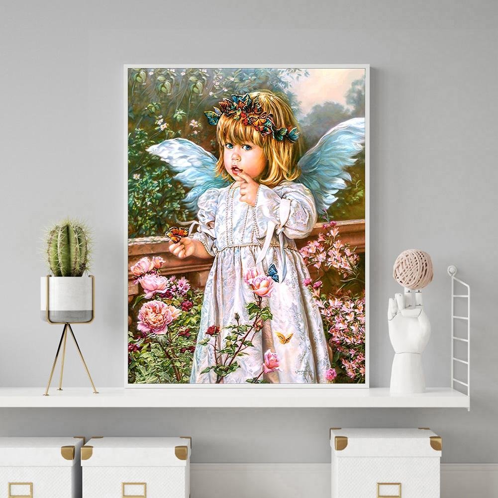 Diamond Painting - Full Round - Cute Girl A