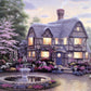 Diamond Painting Partial Round Lighting Warm House