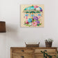 DIY Pearl Painting With Frame - Handmade Self-Adhesive Pearls - Flower Umbrella (25*25cm)