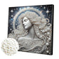 DIY Pearl Painting With Frame - Handmade Self-Adhesive Pearls - Goddess (30*30cm)