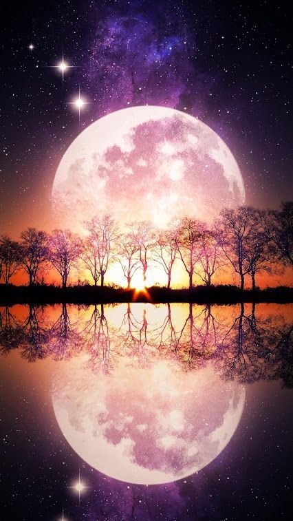 Moon Scenery | Full Round/Square Diamond Painting Kits 40x70cm 50x80cm