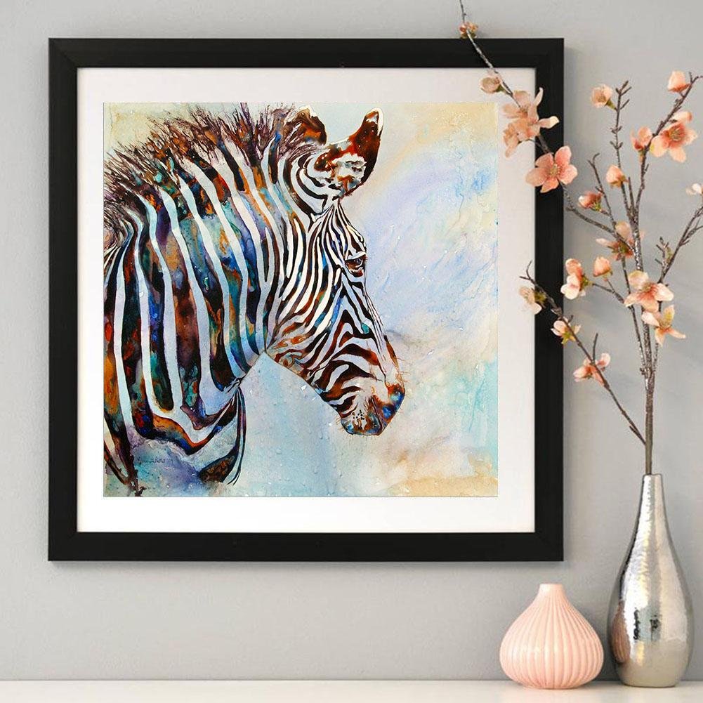 Diamond Painting - Full Round - Zebra C