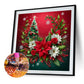 Diamond Painting - Full Round / Square - Christmas Poinsettia
