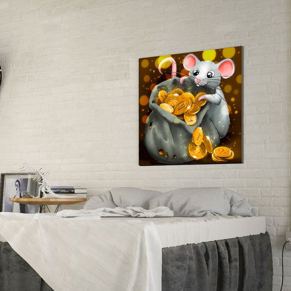 Diamond Painting - Full Round - Rich Mouse