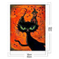 11ct Stamped Cross Stitch - Halloween Cat (40*50cm) A
