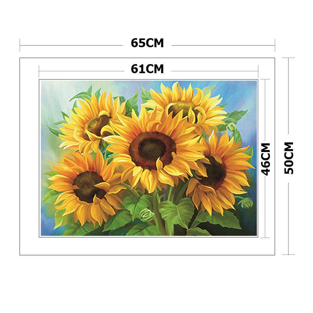 11ct Stamped Cross Stitch - Flower(50*65cm)