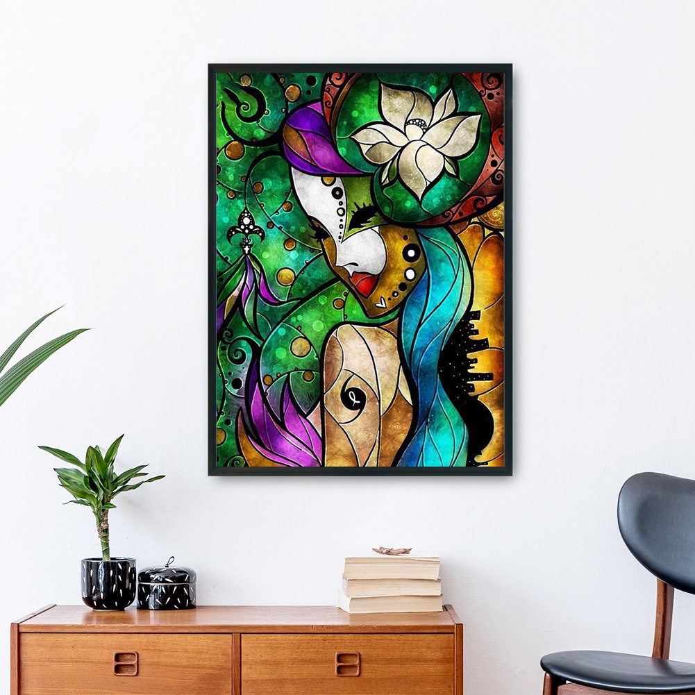 14ct Stamped Cross Stitch - Girl Butterfly(46*36cm)
