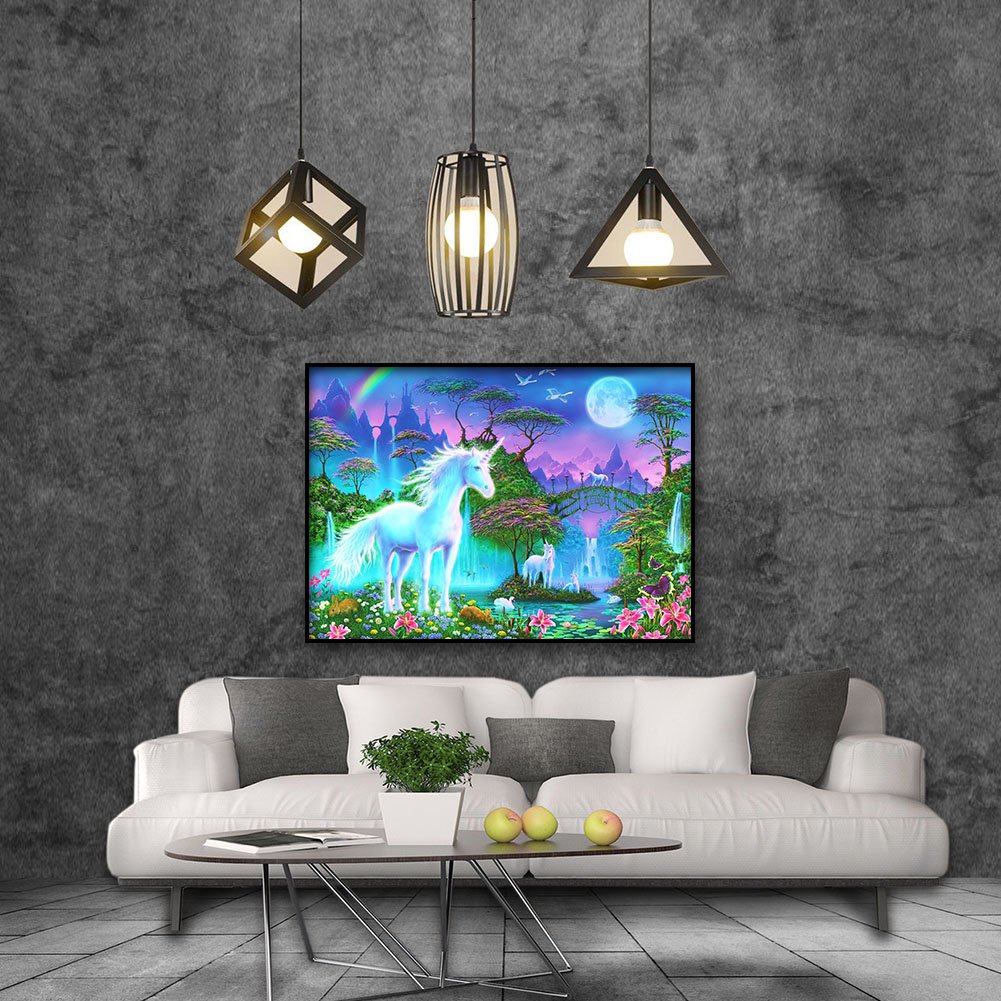 Diamond Painting - Full Round - Unicorn C