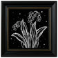 DIY Pearl Painting With Frame - Handmade Self-Adhesive Pearls - Plants (27*27cm)