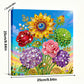 DIY Pearl Painting With Frame - Handmade Self-Adhesive Pearls - Sunflower (25*25cm) C