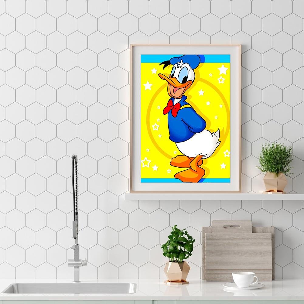 Diamond Painting - Full Round - Donald Duck A
