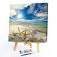 Paint By Number - Oil Painting - Seaside Beach (40*40cm)