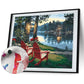 Relax Lake Hand Painted Artwork Canvas Digital Oil Art Picture Craft Home Wall Decor