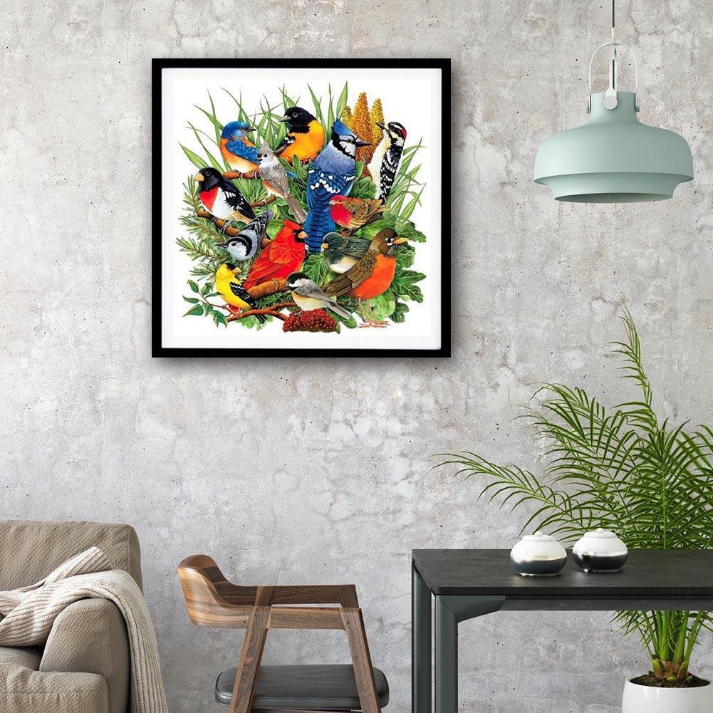 Diamond Painting - Full Square - Magpies