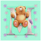 Diamond Painting - Full Round - Letter Bear