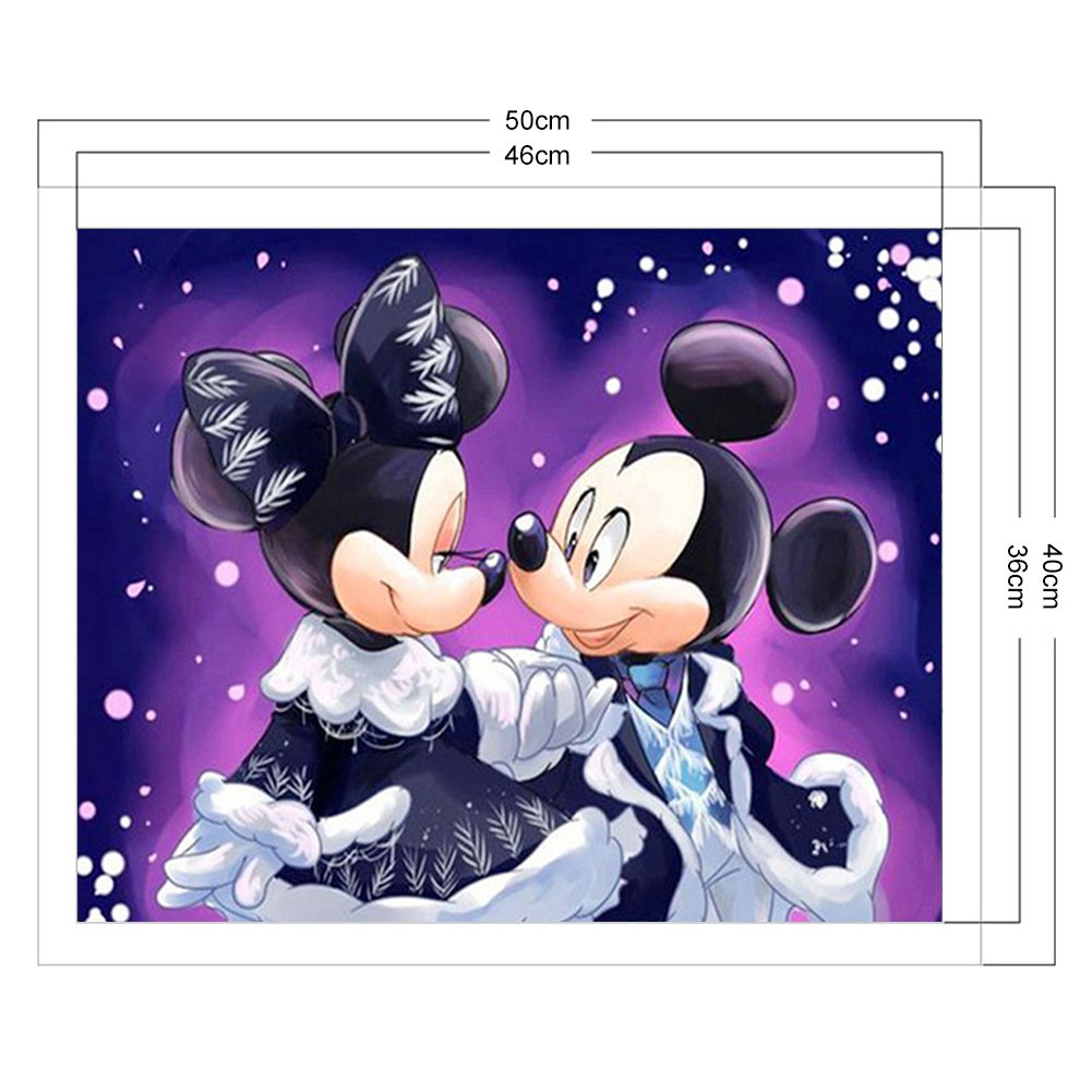 Mikey & Minne Printed Canvas DIY Art Needlework Home Decoration