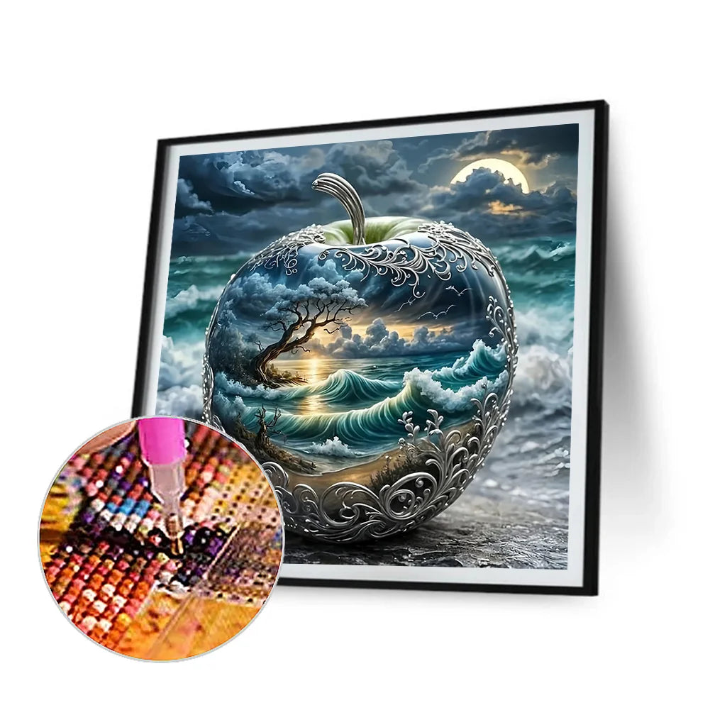 Diamond Painting - Full Round / Square - Apple View