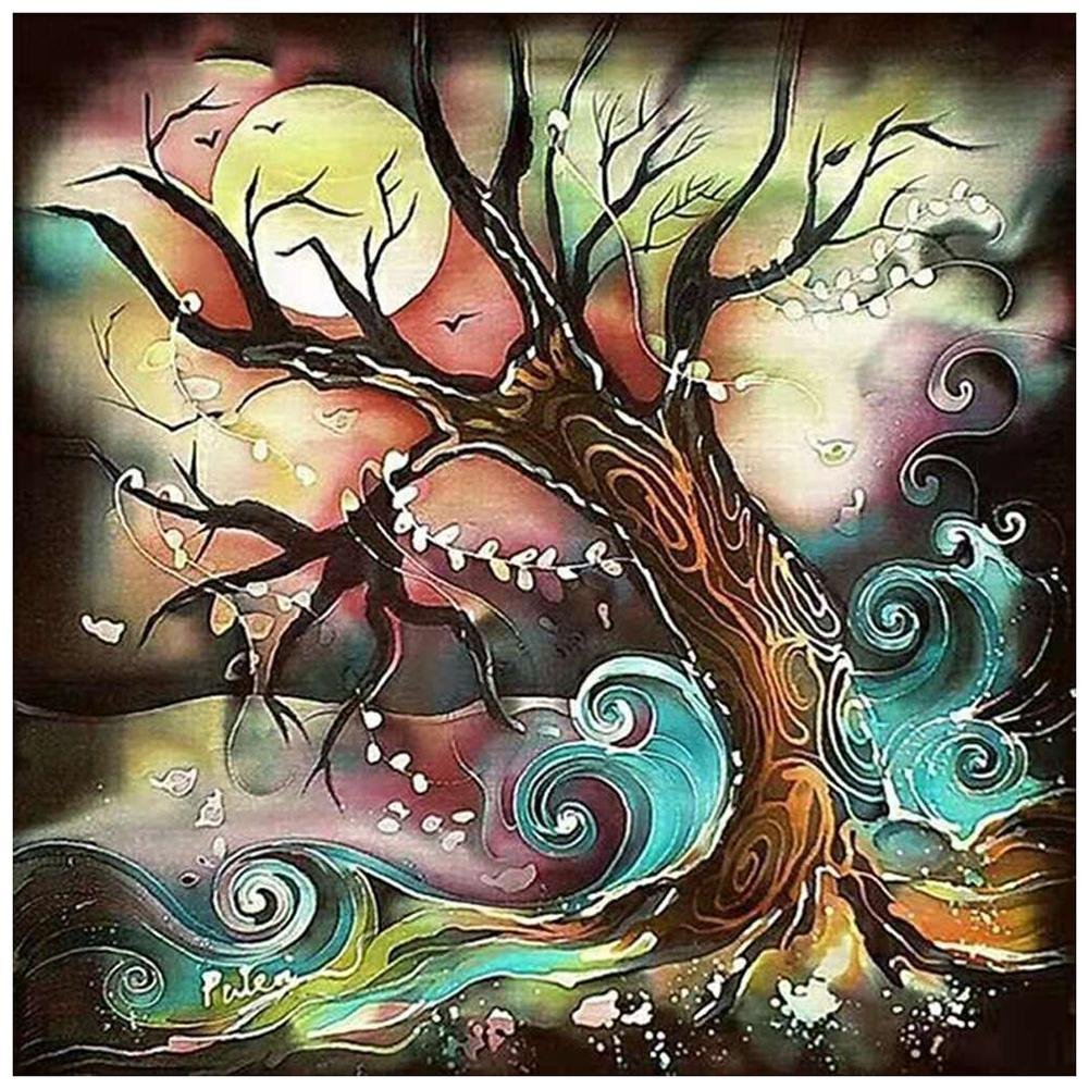 5D DIY Diamond Painting Kit - Full Round - Tree