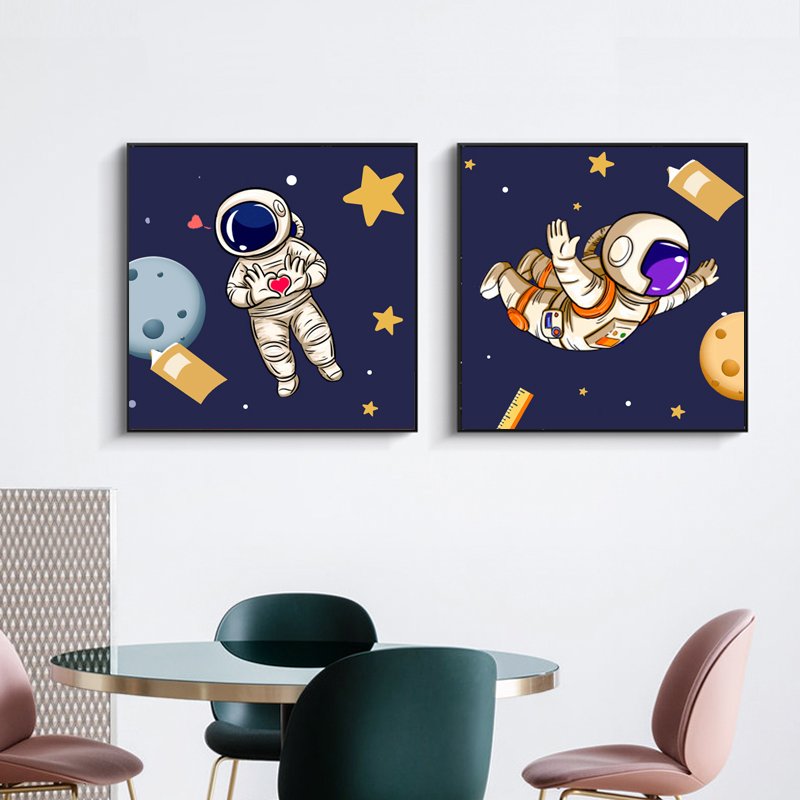 Diamond Painting - Full Round - Space Man