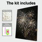 DIY Pearl Painting With Frame - Handmade Self-Adhesive Pearls - Fireworks (30*40cm)