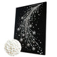 DIY Pearl Painting With Frame - Handmade Self-Adhesive Pearls - Starry Spray (30*40cm)