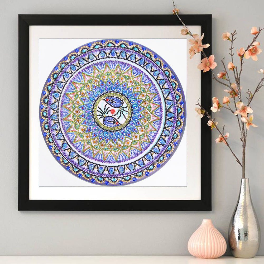 Diamond Painting - Crystal Rhinestone - Mandala (35*35cm)
