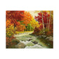 5D Diy Diamond Painting Kit Full Round Beads Fall Rorest