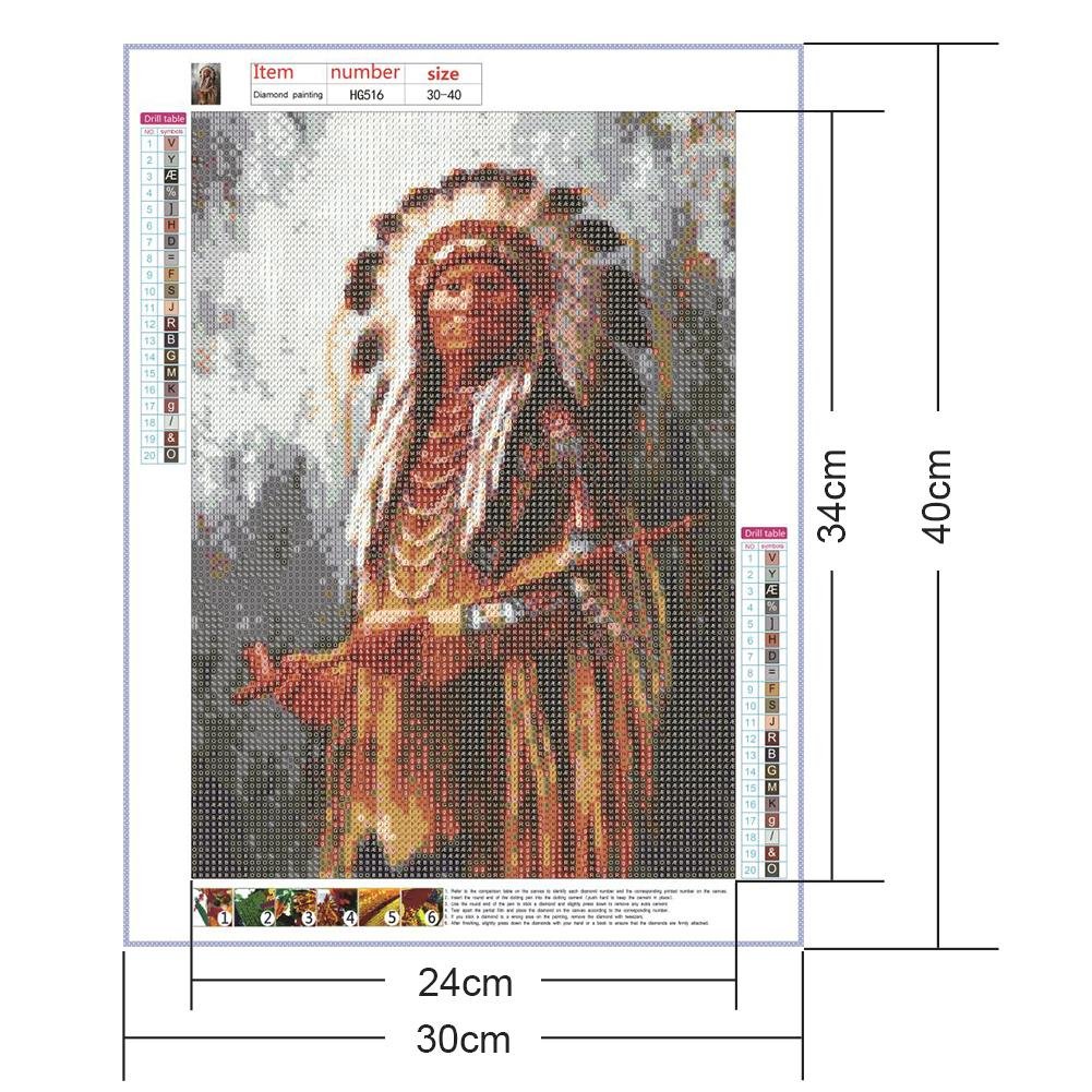 Diamond Painting - Full Round - Spiritual Indian