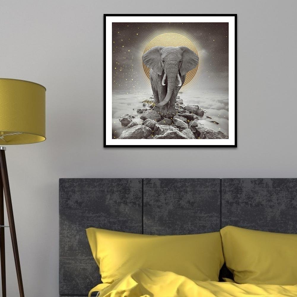 Diamond Painting - Full Round - Elephant A