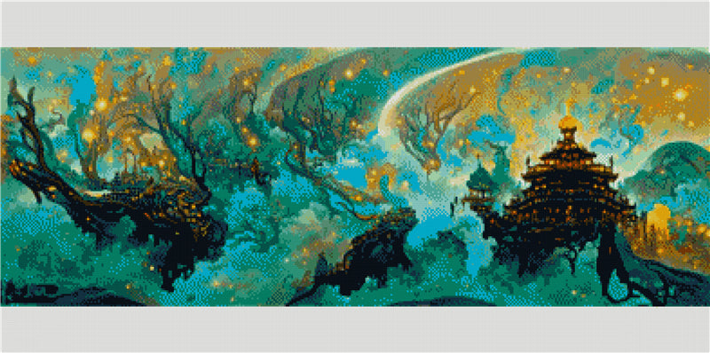 Full Round/Square Diamond Painting Kits | Scenery 40x80cm 50x100cm D