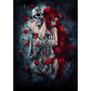 5D Diy Diamond Painting Kit Full Round Beads Beauty Skull Lover