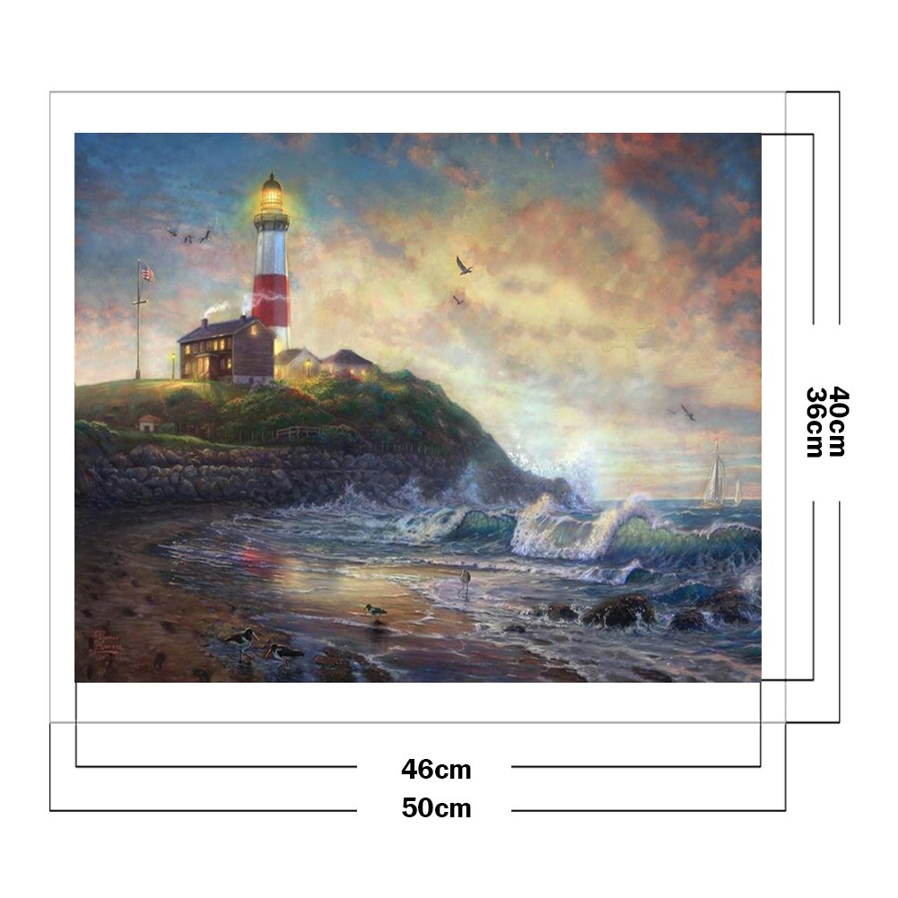 11ct Stamped Cross Stitch - Waves (40*50cm)