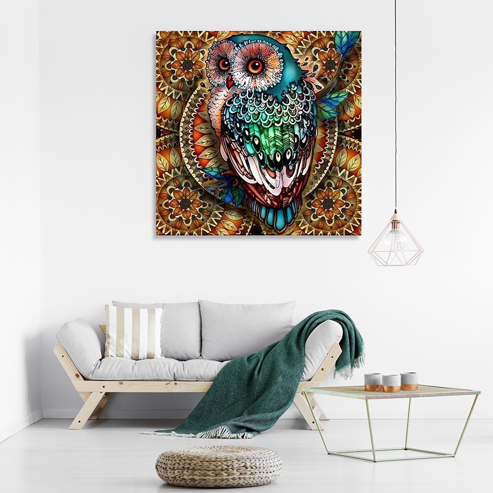 Diamond Painting - Full Square - Owl 1