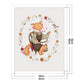 11ct Stamped Cross Stitch - Fox  ( 40*50cm) A