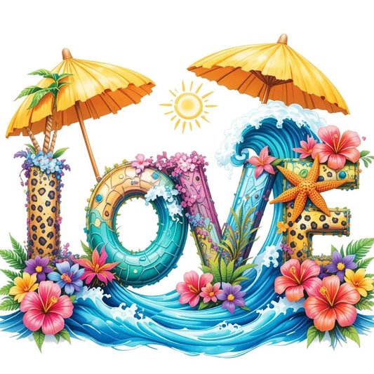 Diamond Painting - Full Round / Square - Summer Beach Love