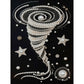 DIY Pearl Painting With Frame - Handmade Self-Adhesive Pearls - Swirl (30*40cm)