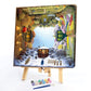 Paint By Numbers Four Seasons Home Hand Painted Canvas Picture