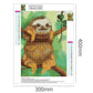 Diamond Painting - Full Round - Cute Sloth