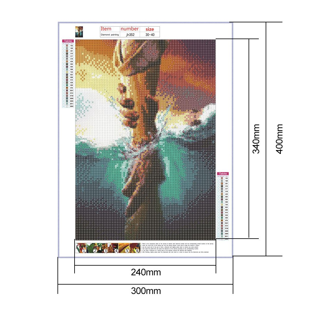 Diamond Painting - Full Round - Helping Hand