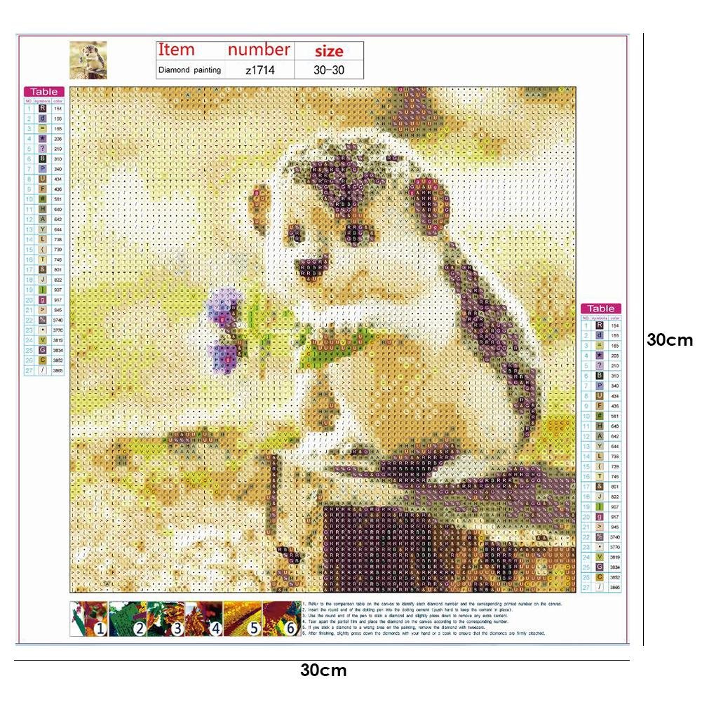 Diamond Painting - Full Round - Cute Hedgehog