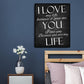 Diamond Painting - Full Round - I Love You