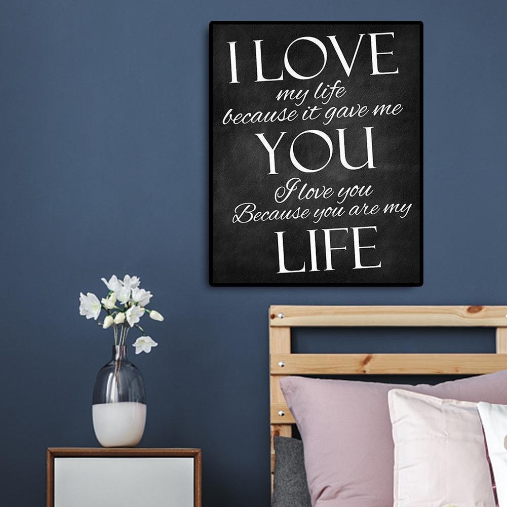 Diamond Painting - Full Round - I Love You