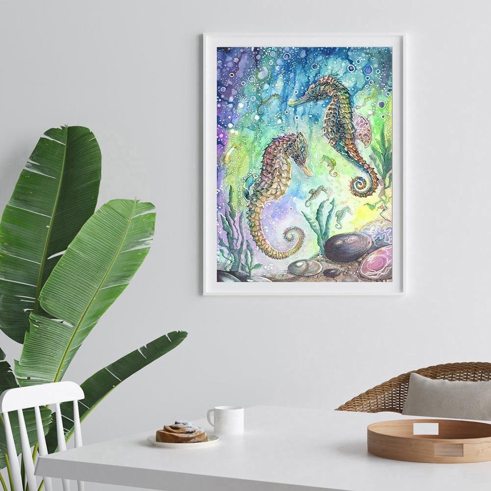 Diamond Painting - Full Round - Sea Horse