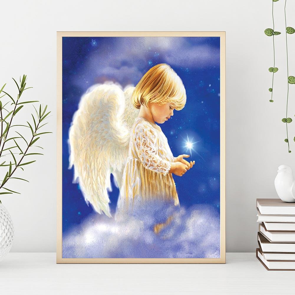 5D DIY Diamond Painting Kit - Full Round - Angel B