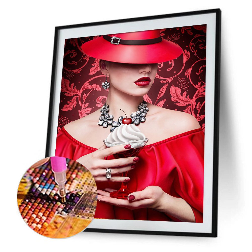 Diamond Painting - Full Round - Royal Court Lady